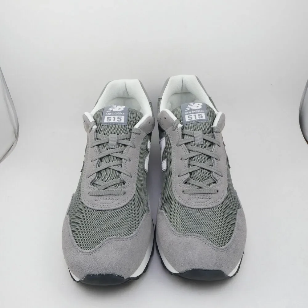 New Balance Men's US 15 Gray White 515 V3 Classic Running Sneakers NWOB